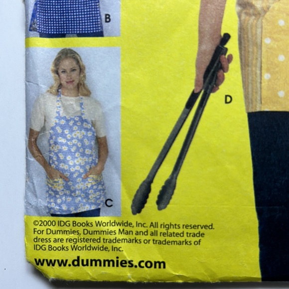Vintage - Simplicity - “Sewing For Dummies” - Apron Pattern - $8 - Picture 4 of 8